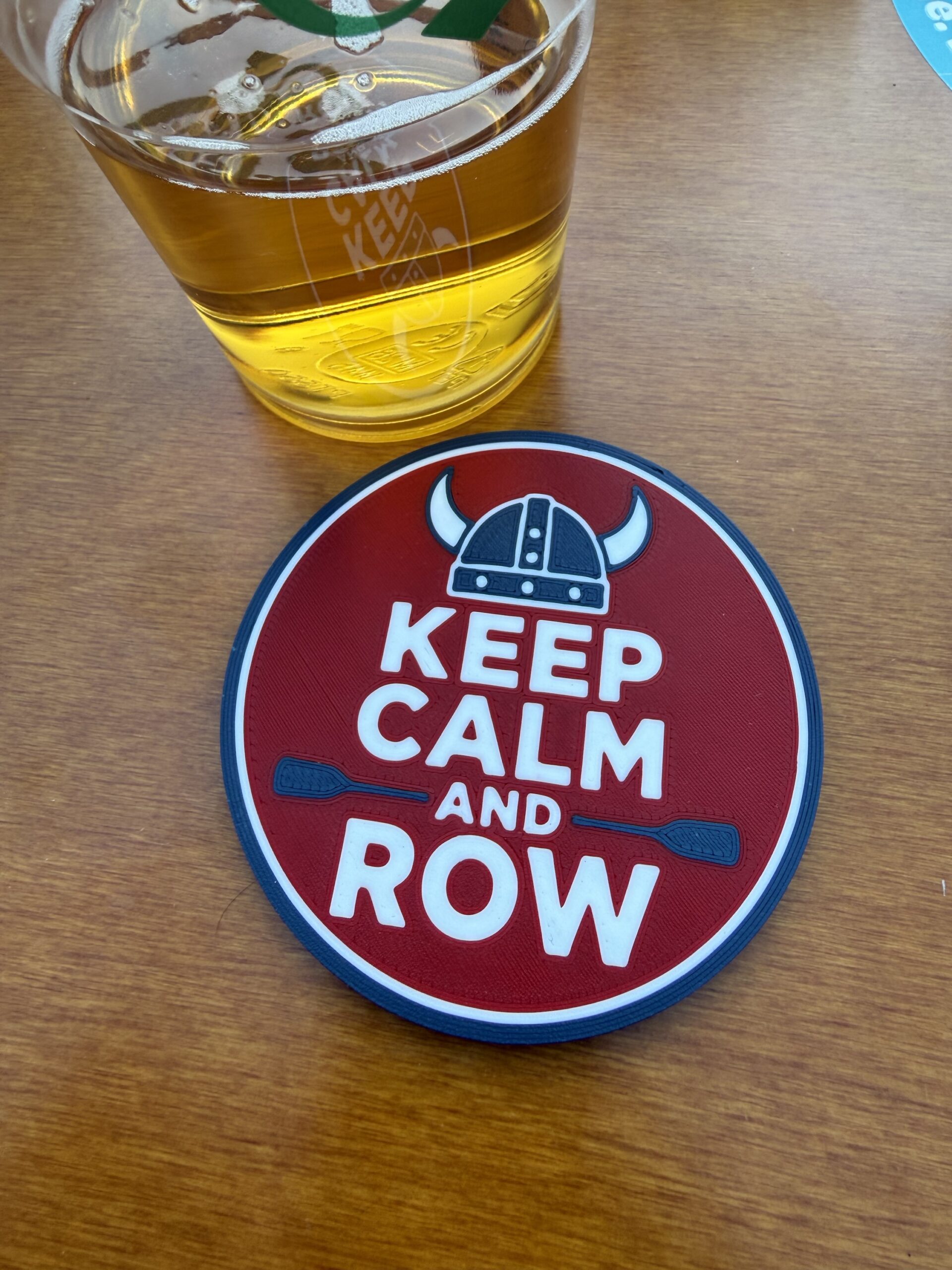 Coaster - Keep calm and row - Bilde 2
